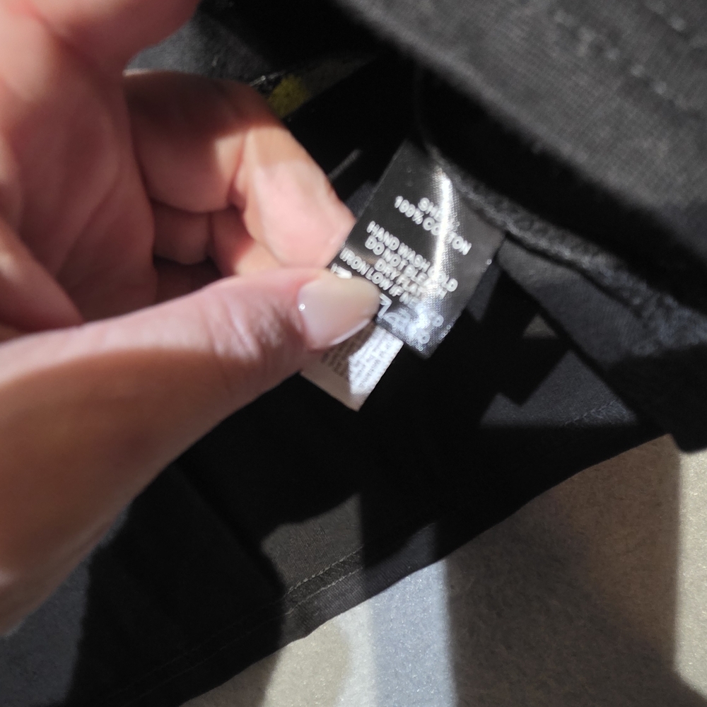 Peach Love Colorful Patch Football Oversized Women's Top New In Poly PTP 29 SM - Picture 5 of 7